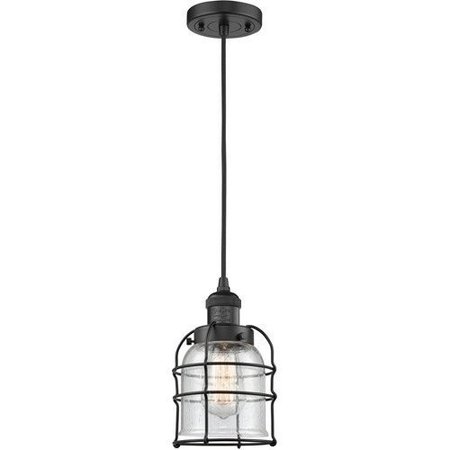 INNOVATIONS LIGHTING One Light Vintage Dimmable Led Mini Pendant 201C-BK-G54-CE-LED